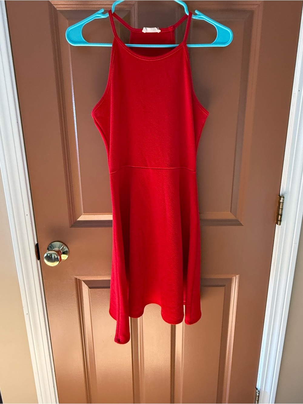 Red Teen/adult Sleeveless Fit & Flare Dress